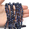 Natural Sodalite Beads Strands G-G515-6mm-07-3