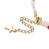 3Pcs 3 Colors Glass Seed Beaded Bracelets for Women BJEW-MZ00214-7