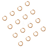 Ion Plating(IP) Ring 304 Stainless Steel Huggie Hoop Earrings EJEW-L158-06G-1
