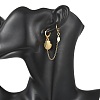 304 Stainless Steel Pendants & Natural Cultured Freshwater Pearl Leverback Earrings EJEW-JE07259-03-2