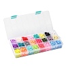 240g 24 Colors Handmade Polymer Clay Beads CLAY-JP0001-10-6mm-8