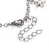 Brass Charm Anklets AJEW-AN00264-4