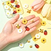 30Pcs 5 Styles Opaque Resin Cabochons Sets CRES-YW0002-55-5