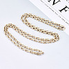 Brass Cable Chains Necklace Making MAK-N034-004A-G-4