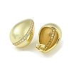 Brass with Cubic Zirconia Stud Earrings EJEW-Q799-02D-G-2