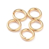 Rack Plating Brass Jump Rings KK-O139-18B-G-1