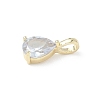 Brass Birthstone Pendants KK-D372-02P-04-2