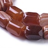Natural Red Agate Beads Strands G-L542-B14-2