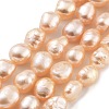 Natural Cultured Freshwater Pearl Beads Strands PEAR-P062-32B-1