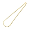 Ion Plating(IP) 304 Stainless Steel Herringbone Chain Necklace for Men Women NJEW-E076-04D-G-1