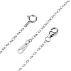 6Pcs 6 Style Sterling Silver Cable Chain Extender FIND-TA0002-40-3