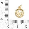 Rack Plating Brass Micro Pave Cubic Zirconia Pendants KK-H509-27G-3