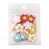 20Pcs 5 Colors Alloy Enamel Pendants ENAM-FS0001-05-7