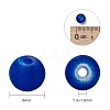 24 Colors Transparent Glass Beads Strands FGLA-X0001-04B-6mm-4