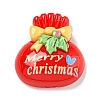 Christmas Opaque Resin Decoden Cabochons RESI-U006-04B-1