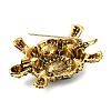 Alloy Rhinestone Lapel Pins for Clothes ALRI-D302-01B-AG-3