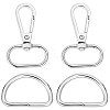 Alloy Swivel Lobster Claw Clasps FIND-BBC0003-78B-P-1