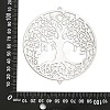 201 Stainless Steel Laser Cut Tree of Life Connector Charms STAS-Z116-02P-02-3