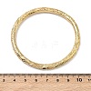 Artisan Engraved 304 Stainless Steel Rhinestone Bangles for Women BJEW-D456-01G-02-5