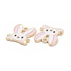 Alloy Enamel Pendants PALLOY-D015-08E-3