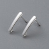 304 Stainless Steel Stud Earring Findings X-STAS-H436-22S-2