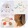 100Pcs 2 Colors 316 Surgical Stainless Steel Wine Glass Charms Rings STAS-BBC0005-95B-7