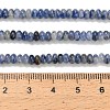 Natural Blue Spot Jasper Beads Strands G-L635-A12-4x2mm-6