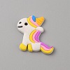 PVC Plastic Cabochons SIL-WH0019-16N-1