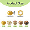 50Pcs 5 Colors Handmade Porcelain Beads PORC-TADJ0001-06B-4