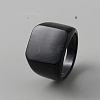 Brass Rectangle Signet Ring for Men RJEW-WH0011-11A-1