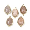 Natural & Synthetic Mixed Gemstone Faceted Connector Charms G-K347-11G-2
