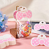 100Pcs Foldable Bowknot Paper Hanging Header CDIS-TA0001-21-8