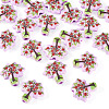 20pCS Printed Opaque Acrylic Beads OACR-TA0004-75B-2