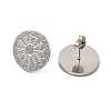 304 Stainless Steel Stud Earring Cabochon Settings EJEW-I281-11P-2