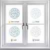 Waterproof PVC Colored Laser Stained Window Film Static Stickers DIY-WH0314-106-4