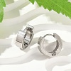 201 Stainless Steel Hoop Earring EJEW-C131-05P-1