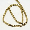 Electroplate Non-magnetic Synthetic Hematite Beads Strands X-G-J165-2mm-05-2