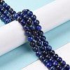 Natural Lapis Lazuli Bead Strands G-G953-03-6mm-5