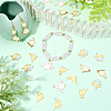 40Pcs 4 Styles Alloy Enamel Pendants ENAM-SC0007-54-4