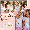 12Pcs Tinplate & Plastic Bride Badges for Wedding Party Bridal Shower Decoration AJEW-SC0032-08A-6