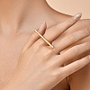 Brass Finger Rings for Women RJEW-Z097-02G-1