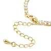 2.5MM Brass Pave Clear Cubic Zirconia Tennis Bracelet Making MAK-K024-21G-2