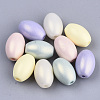 Spray Painted Acrylic Beads MACR-T037-02-1