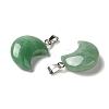 Natural Green Aventurine Pendants G-H035-01P-02-2