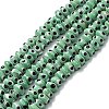 Rondelle Evil Eye Lampwork Bead Strands LAMP-R121-04-2