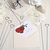 10Pcs Iron Spiral Name Card Holder LS-IFIN-WH20007-03B-4