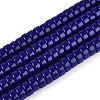 Opaque Solid Color Glass Beads Strands LS-GLAA-N026-3x6mm-09-1