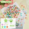 1500Pcs 6 Colors Opaque Acrylic Beads MACR-SZ0001-90A-2