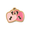 304 Stainless Steel Enamel Charms STAS-P388-19L-G-1