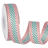 10 Yards Polycotton Ribbons OCOR-WH0070-185B-1